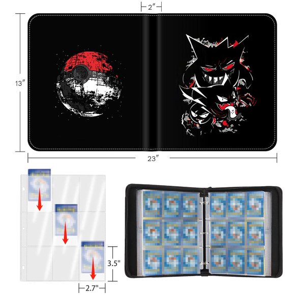 Card Binder 900 Pockets 9-Pocket Cards Collector Album with 50 Removable… - Picture 7 of 12